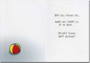 Birthday Sayings (1 card/1 envelope) Oatmeal Studios Funny Birthday ...