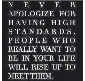 Dont apologize!