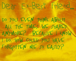 Dear Ex-Boyfriend…
