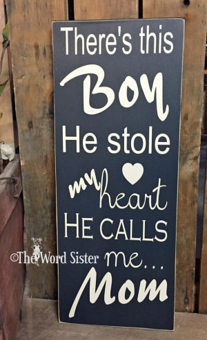 Sentimental Son Saying, There's This Boy He Stole My Heart He Calls Me ...