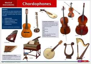 or strings (chords) over a resonating chamber. All string instruments ...