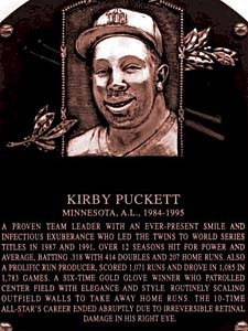 Kirby Puckett Hall of Fame