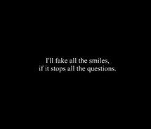 dark, fake, hidden, pain, quote, sadness, smile, thoughts