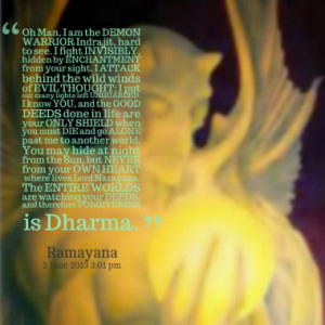 Quotes From Tulsidas Ramayana