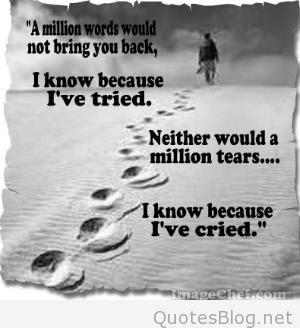 know because ive tried neither would a million tears letting go quotes