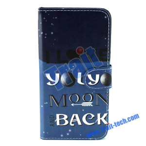... Case for Samsung Galaxy A8 - Quote I Love You to the Moon and Back