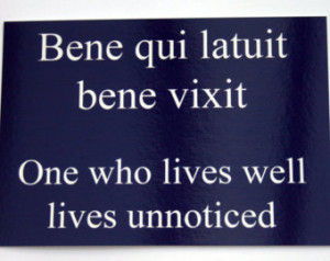 REDUCED PRICE! Ovid Quote Postcard - One who lives well ...