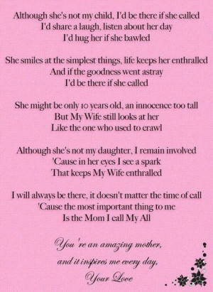 Mothers Day Quotes From Step Daughter | Happy Mothers Day 2015 Quotes ...