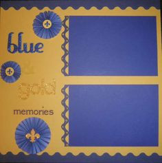blue gold memories cub scouts more blue gold gold memories cards ...