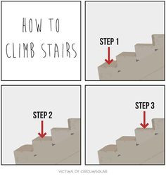 How to climb stairs More