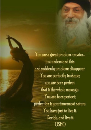 Osho quote perfection