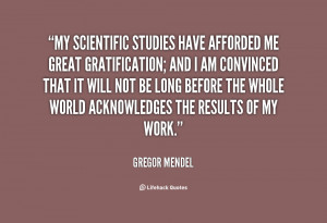 Gregor Mendel Quotes