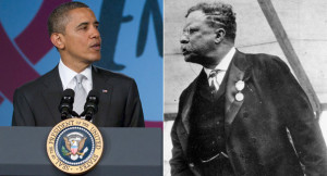 President Obama is conjuring the legacy of a president who took on ...