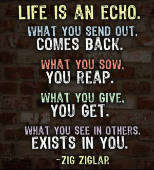 Zig Ziglar summed it up in the following quotation which is today’s ...