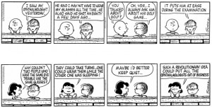 Peanuts series of Linus Van Pelt getting glasses #8
