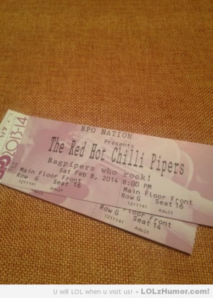 Funny Memes My friend paid $228 for two Red Hot Chili Peppers tickets ...