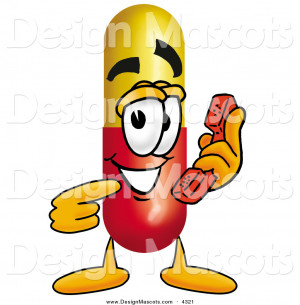 stock-mascot-cartoon-of-a-happy-medicine-pill-capsule-mascot-cartoon ...