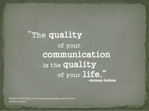 Tony Robbins Quotes On Communication anthony robbins retrieved