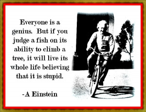 Albert Einstein If You Judge a Fish
