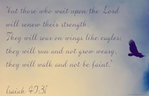 Bible quotes, waiting on the Lord