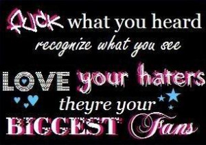 haters quotes