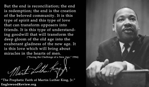 Which of these quotes from Martin Luther King