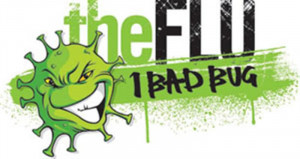 Flyer for Don't Go Viral! - Get your Flu Shot on Campus