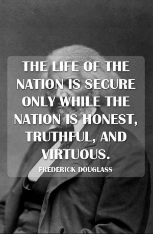Patriotic Quote Frederick Douglass