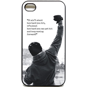 ... iPhone 4 4S Rocky Balboa Movie Quote Motivation Boxing Phone case