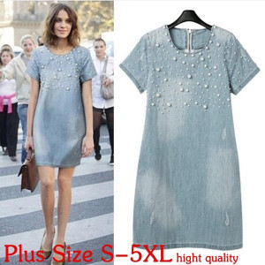 vestidos jeans total denim