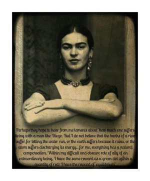 Frida Kahlo Art Print Quote Original Digital 8x10 by ARTDECADENCE, $18 ...