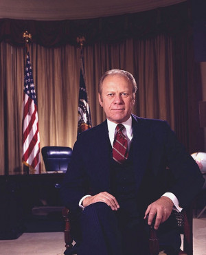 Gerald Ford, 38th U.S. President. Photograph by David Hume Kennerly ...