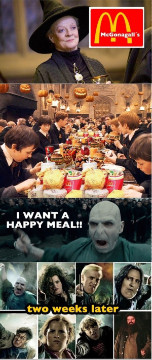 Harry Potter Fat Voldemort Wants Happy Meal