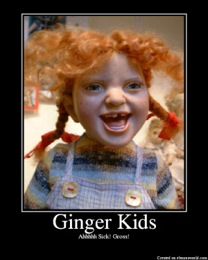 ... are shocked and appalled by the rising tide of anti-ginger violence