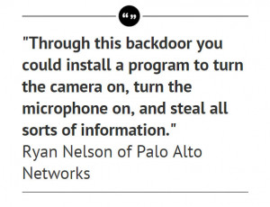 The backdoor, we know it was made by Coolpad,” said Ryan Olson ...