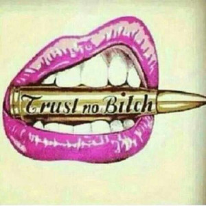 Trust No One Quotes Tattoo Trust no one tattoo with