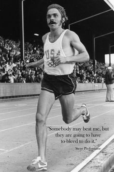 Running Medal Holder Steve Prefontaine Running Quote