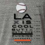 SF Giants Eye Chart Shirt