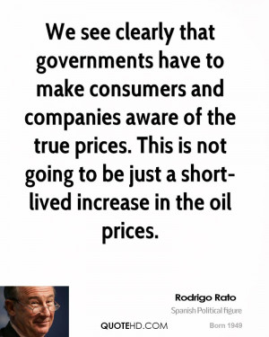 We see clearly that governments have to make consumers and companies ...