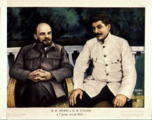 Lenin And Stalin Propaganda Lenin and stalin in gornaia