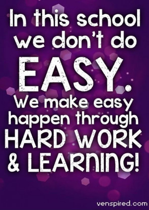 Hard work and Learning quote via www.Venspired.com and www.Facebook ...