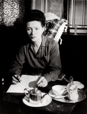 Simone de Beauvoir in Harlem, 1947