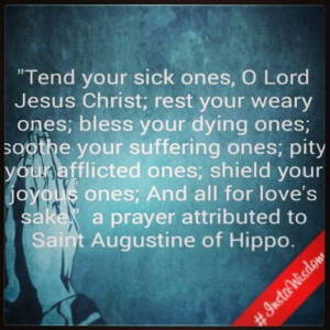 Great prayer about sick dying