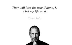 hi-tech, apple, ipod, ipad, iphone, man, steve jobs, words, black ...