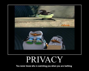 Penguins of Madagascar Privacy poster