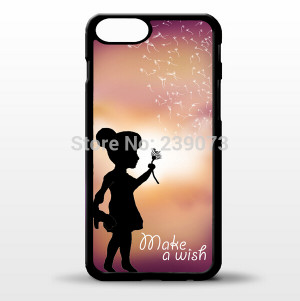 Iphone 6 Girl blowing flower life quote pretty 4.7
