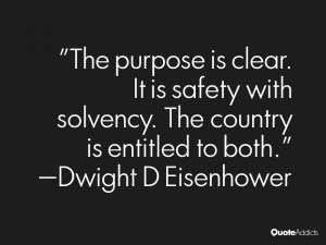 safety with solvency The country is entitled to both Wallpaper 1