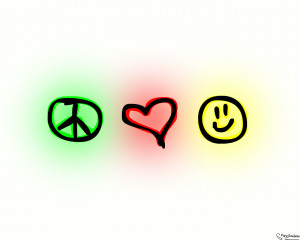 Love peace wallpaper Free Desktop