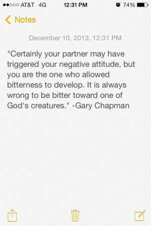 Gary Chapman Christian marriage love this quote