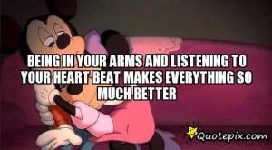 Love Being in Your Arms Quotes